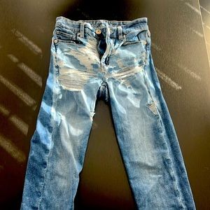 American Eagle ripped jeans